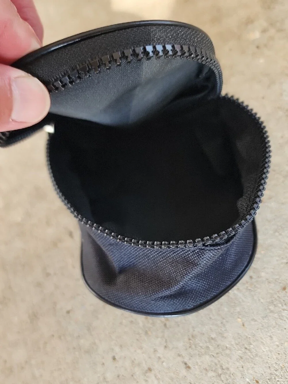 EXCHANGE Black Small Travel Pouch
